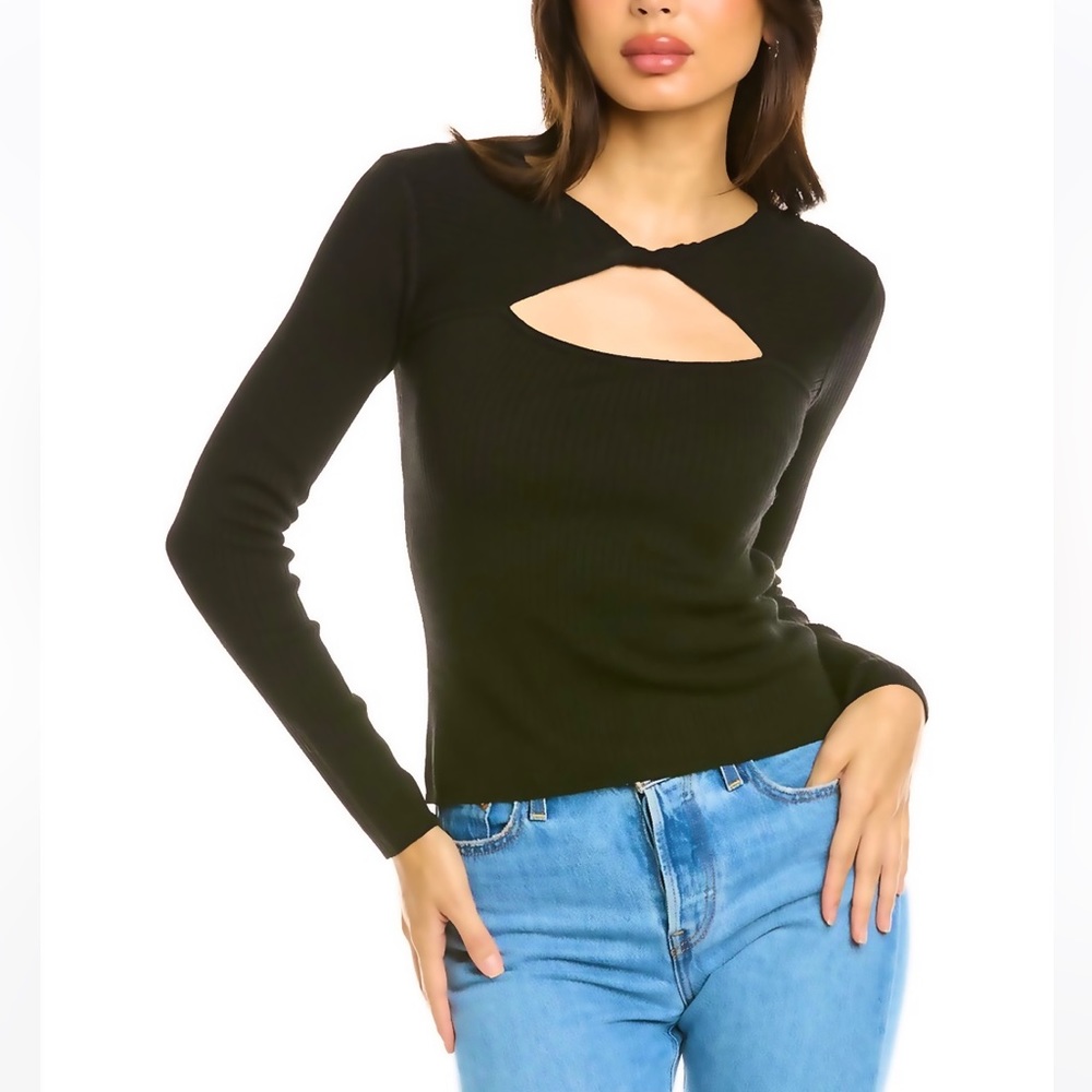 NWT - Jac Parker GREY Cutout Sweater - S